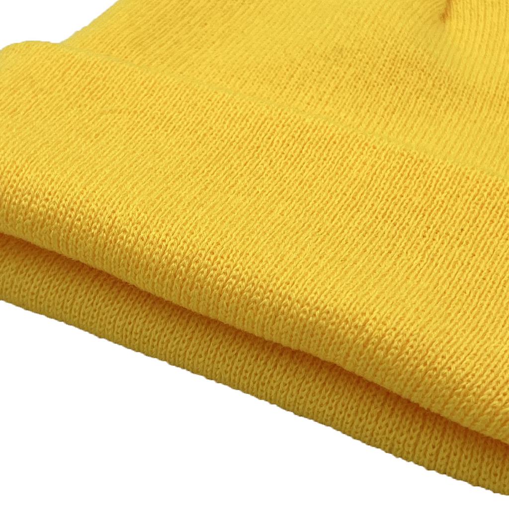 Halloween Cartoon Minions Knitted Hat Cosplay Hat Parent-Child Model Children Adult Yellow Wool Hat