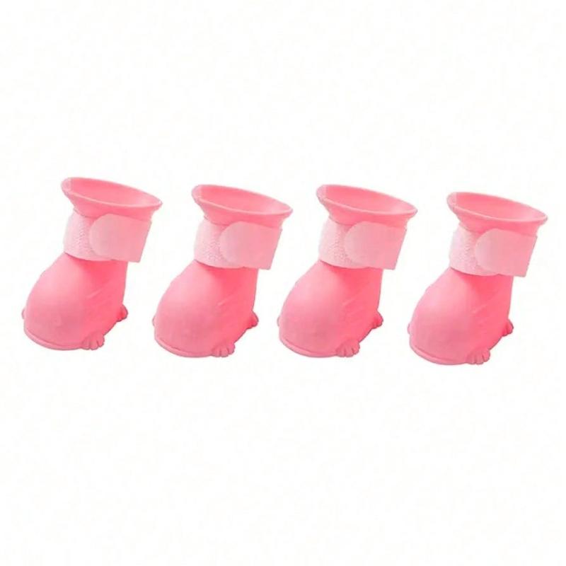 1 Pair of Pet Anti-Slip Rain Shoes; Waterproof and Wear-Resistant Outdoor Dog Rain Shoes; Pet Supplies.