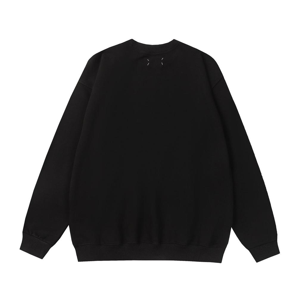 Men's Embroidered Letter Long Sleeve Sweatshirt