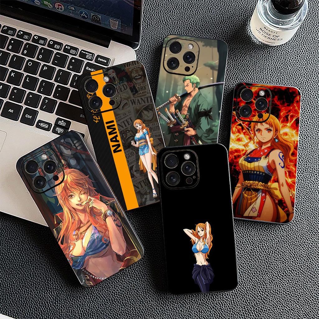 Cover for Samsung Galaxy S10 S8 S9 Plus A33 A34 A31 70 A71 A72 Note 20 9 8 S10E Phone Case Nami Roronoa Zoro One Luffy Pieces