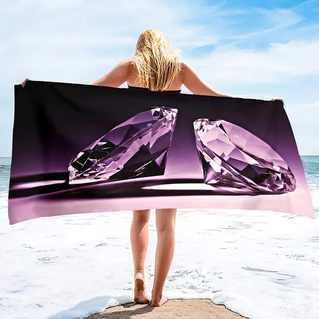 Asciugamano da Spiaggia in Microfibra Senza Sabbia Super Assorbente Leggero Sottile Coperta Asciugamano Telo da Spiaggia Extra Large Asciugamano da Bagno Campeggio Yoga