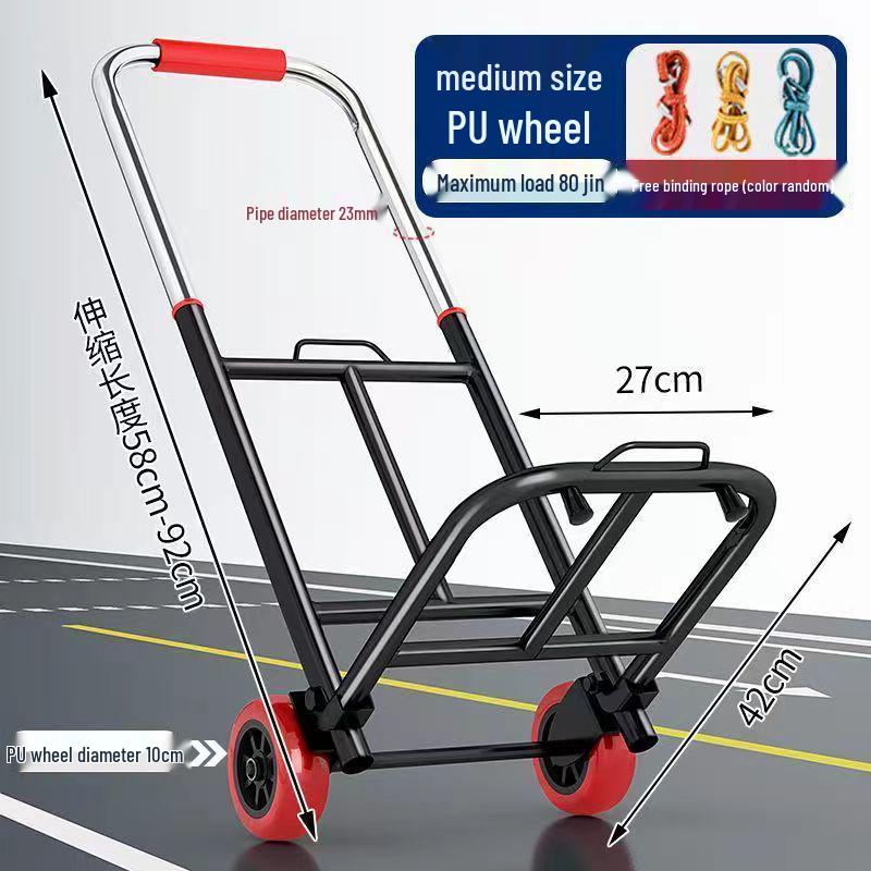 Magic Portable Folding Hand Truck Cart for Shopping and Luggage