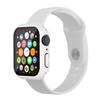 WANLONFENG For Apple Watch Series 9    8    7 45mm 2-in-1 Hard PC Frame Waterproof Case with Tempered Glass