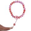 Handheld Jade Wenwan Bracelet with Tassel - Retro Mindful Style
