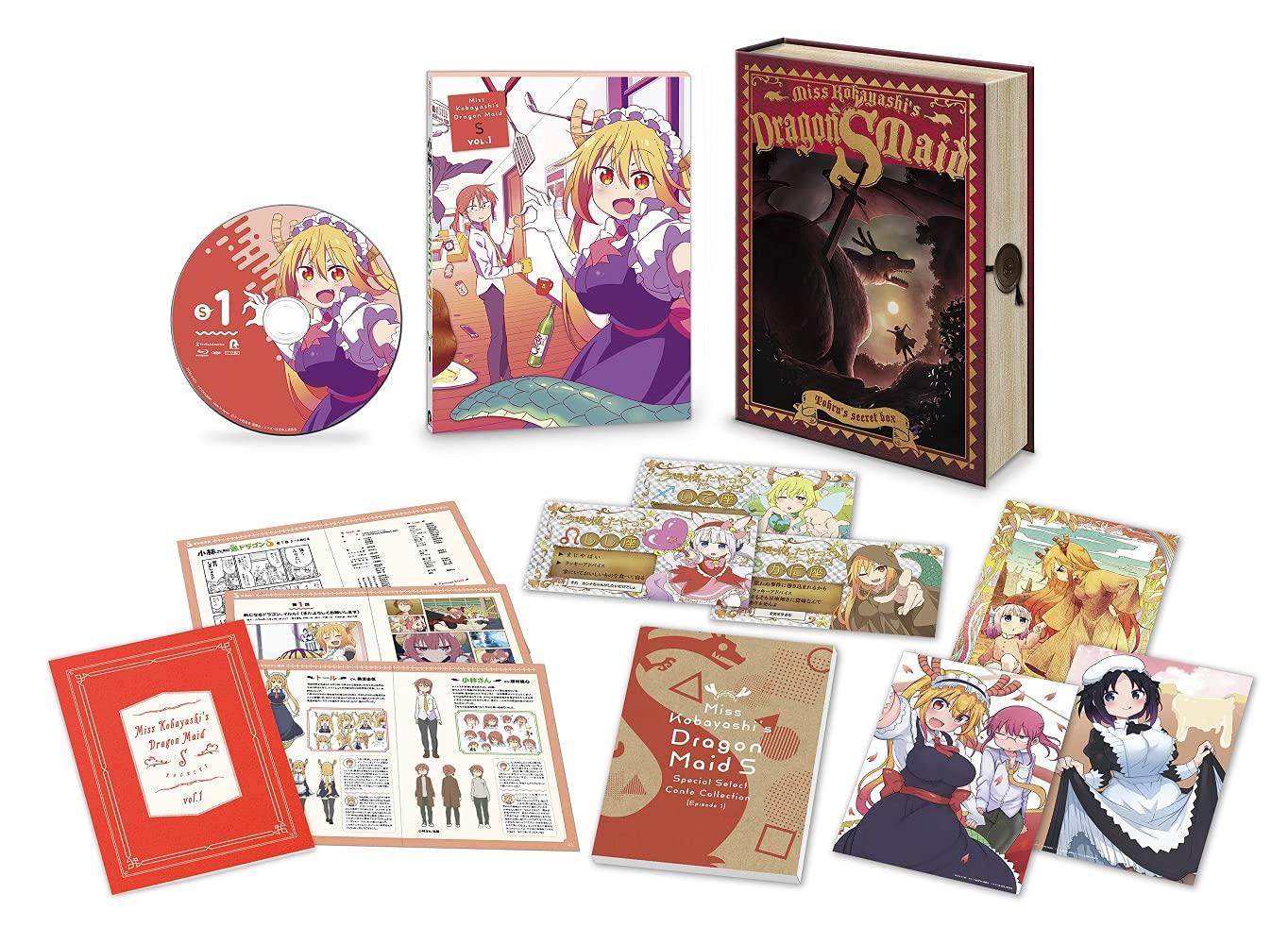 

Miss Kobayashi s Dragon Maid S 1: Tohru s Secret Box [Deluxe Edition Blu-ray] (No Bonus Features)