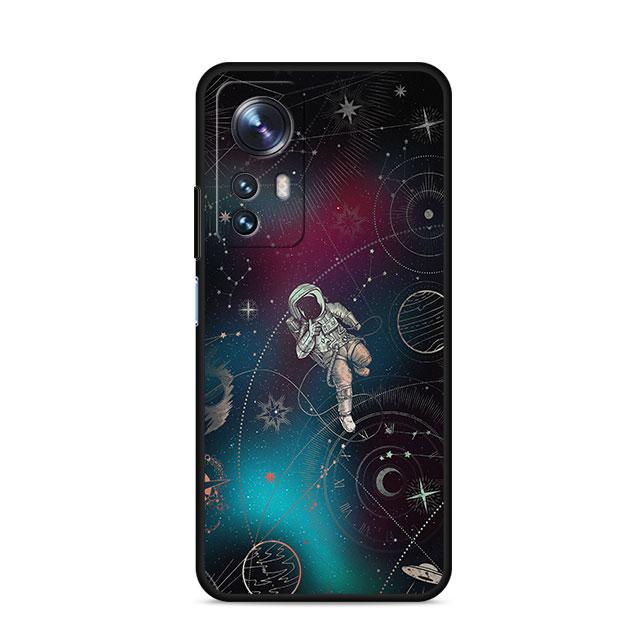 Hülle für Xiaomi Mi 11 Lite 5G NE 11T Pro 10T 9T 12 12T 12S 12X 11X 11i Note 10 9 Silikon TPU Handyhülle Cartoon Cooler Astronaut