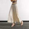 Pantaloni gonna comodi casual larghi a gamba larga da donna, estivi, design plissettato con effetto fluttuante