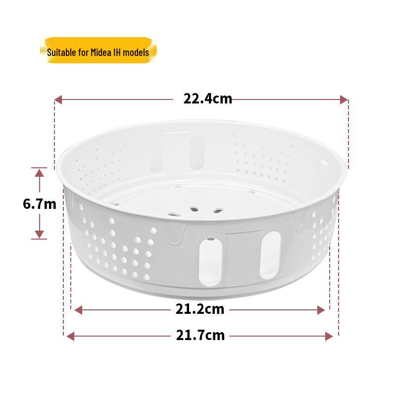 Griglia universale in plastica PP per cuociriso e vaporiera per Midea/Joyoung - Design ispessito