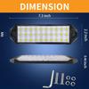 Flush Mount LED Pods, Slim LED Light Bar 7 Inch 40W 4000lm, Backup Lights Reverse Lights for Truck Bumper Tractor Work Lights ATV UTV Boat Off Road