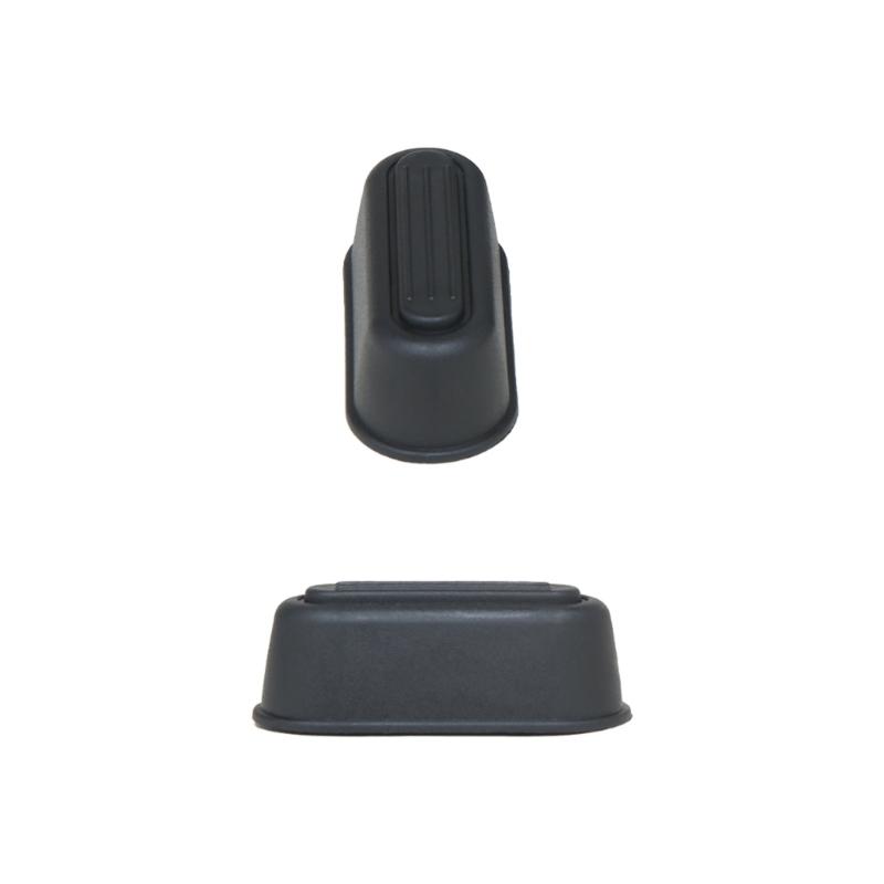 Pés de Fixação Universais para Bagagem Substituição Plástico Preto Almofadas para Pés de Mala Pés de Apoio Inferior Lateral para Bagagem Peças de Bagagem