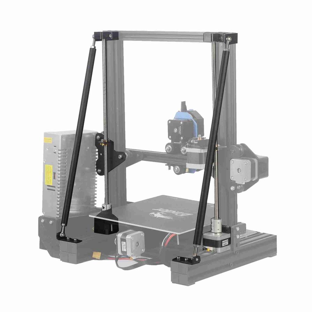 3D Printer Accessories Ender-3 Dual ing Screw Rod Upgrade Kit & Supporting Rod Set Pull Rod Kit Reinforce Anti-Shaking for Ender-3