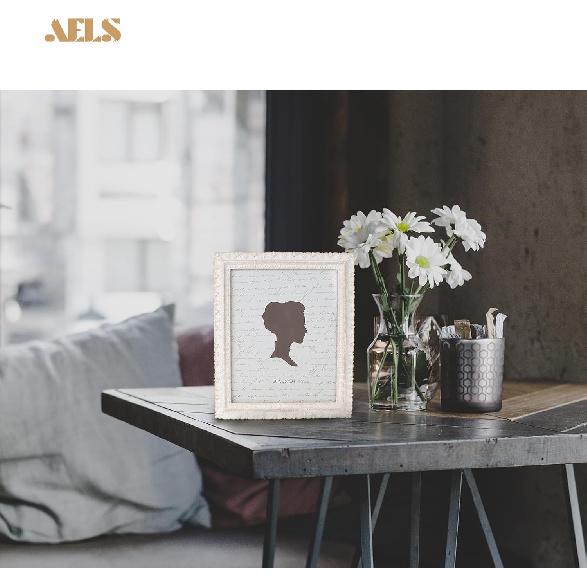 AELS 8x10 Inch Vintage Picture Frame, Elegant Antique Photo Frames with Glass Front, Photo Display, Tabletop Wall Hanging, Gift Ideas, White and Pink