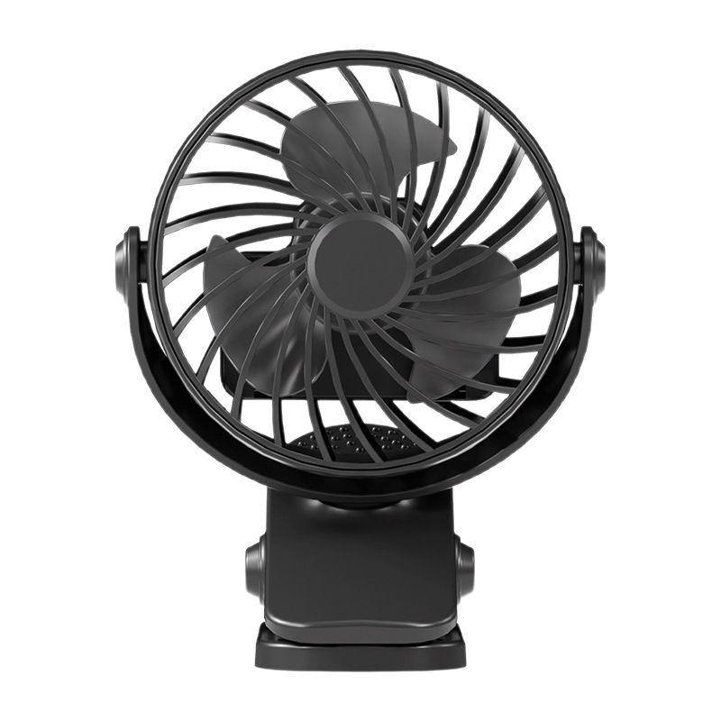 USB Rechargeable Silent Clip-On Fan for Office, Home, and Outdoor Use