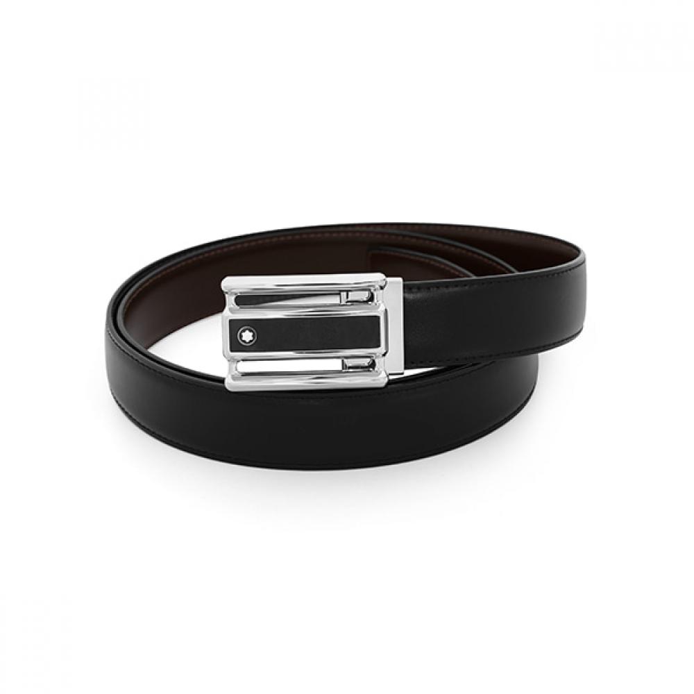 

Montblanc 114423 Rectangular Black Brown Belt 114423