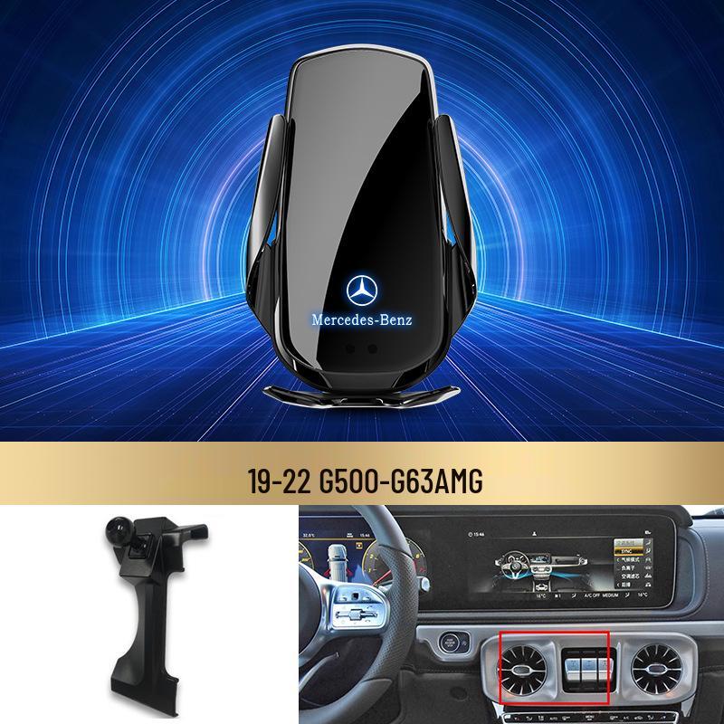Bezdrátový držák telefonu s rychlým nabíjením Mercedes-Benz pro třídu C/třídu R/třídu S/třídu E/GLK/třídu B