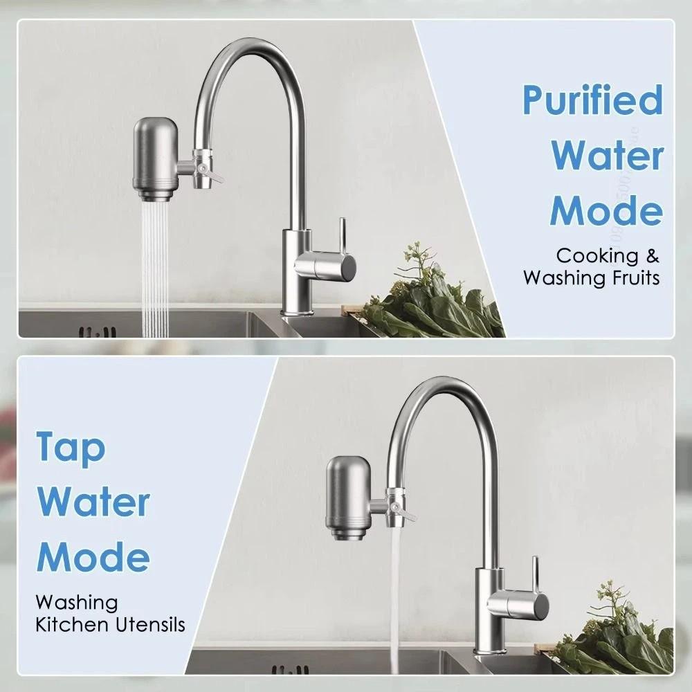 Long Lasting Water Purifier Activated Carbon Tap Water Filter Faucet Water Filter Kitchen Use