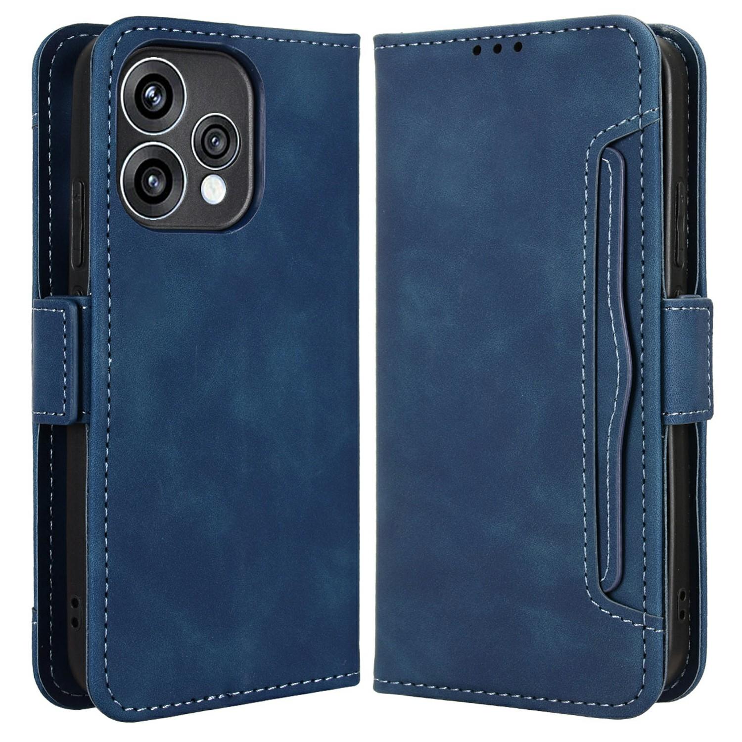 

Leather Case For Oppo Reno15 5G (Global)/Reno15c 5G (China) Phone Wallet Cover with Multiple Card Slots