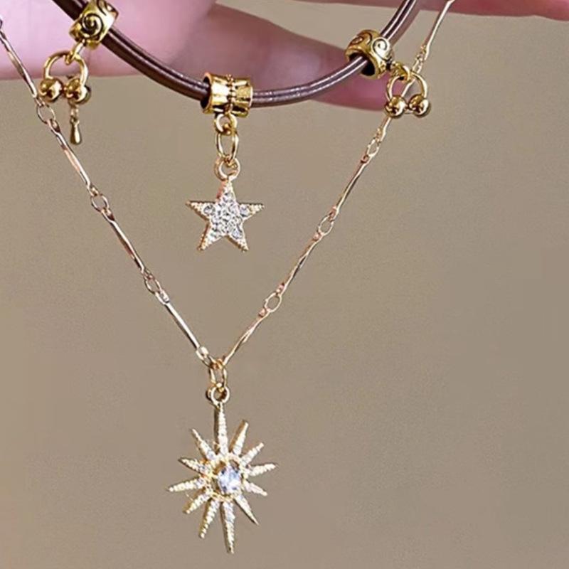 Love Heart Rivet Punk Choker Necklace - Y2K Subculture Clavicle Chain