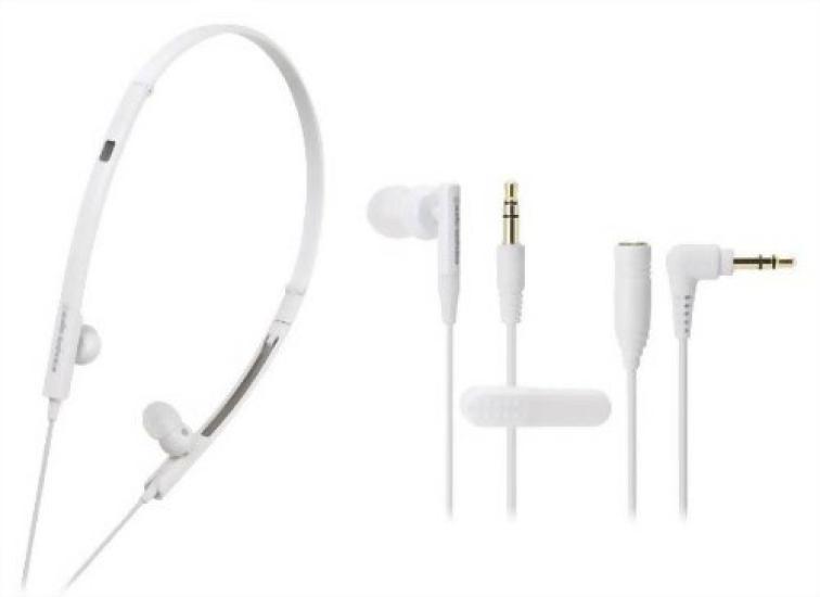 

Audio Technica Inner Ear Headphones White ATH-CKP330 WH