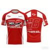 2026 Racing 16 Driver Charles Leclerc Fan 3D Printed Graphic T-shirt, Men's Summer Short-sleeved Top, Graphic T-shirt, Street Cycling Apparel.
