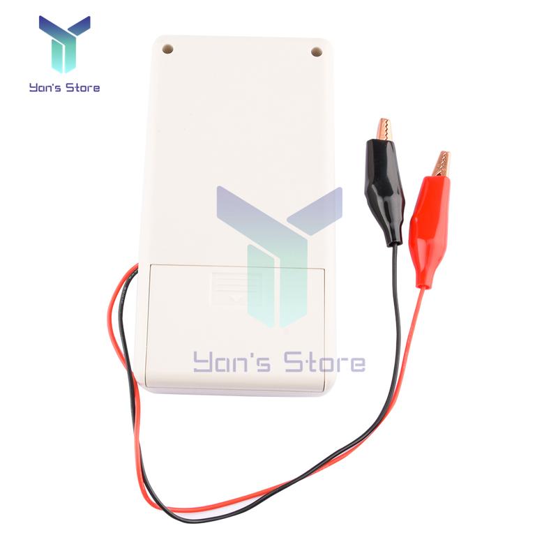 LCD Capacitance ESR Meter Fault Online Tester Internal Capacitor Ohmmeter Resistance Meter 0.01—99/1—9.9/10—99 Ohm Range Test