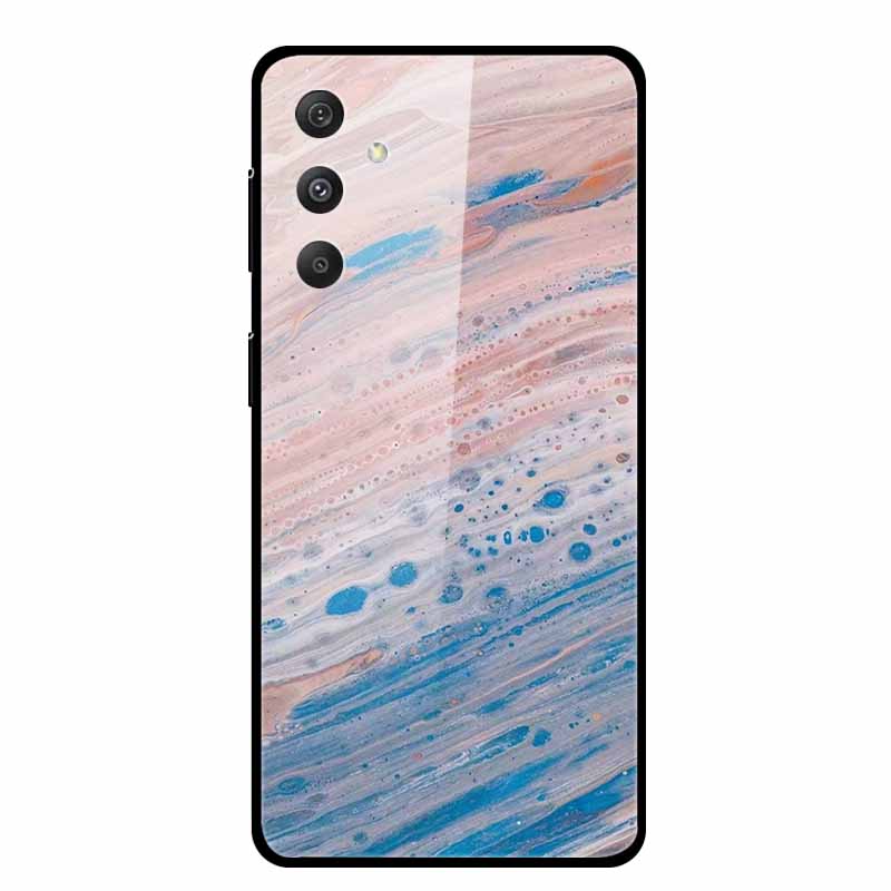 For Samsung Galaxy M54 M34 M14 Case Luxury Tempered Glass Back Cover Hard Case Samsung Galaxy M 54 Capa Fundas Coque Colorful