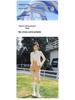 Women's Nylon Color Block Slim Fit UV Protection Cooling Summer Jacket