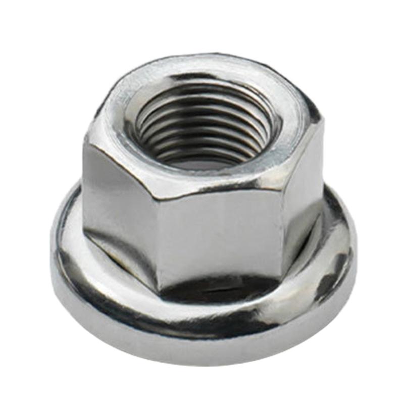 Hub Nut for Fixed Gear Bike Front Rear Hub Fixing Metric9/10 3/8 Inch With Anti-skid Texture for Drum Axle Firm Mount
