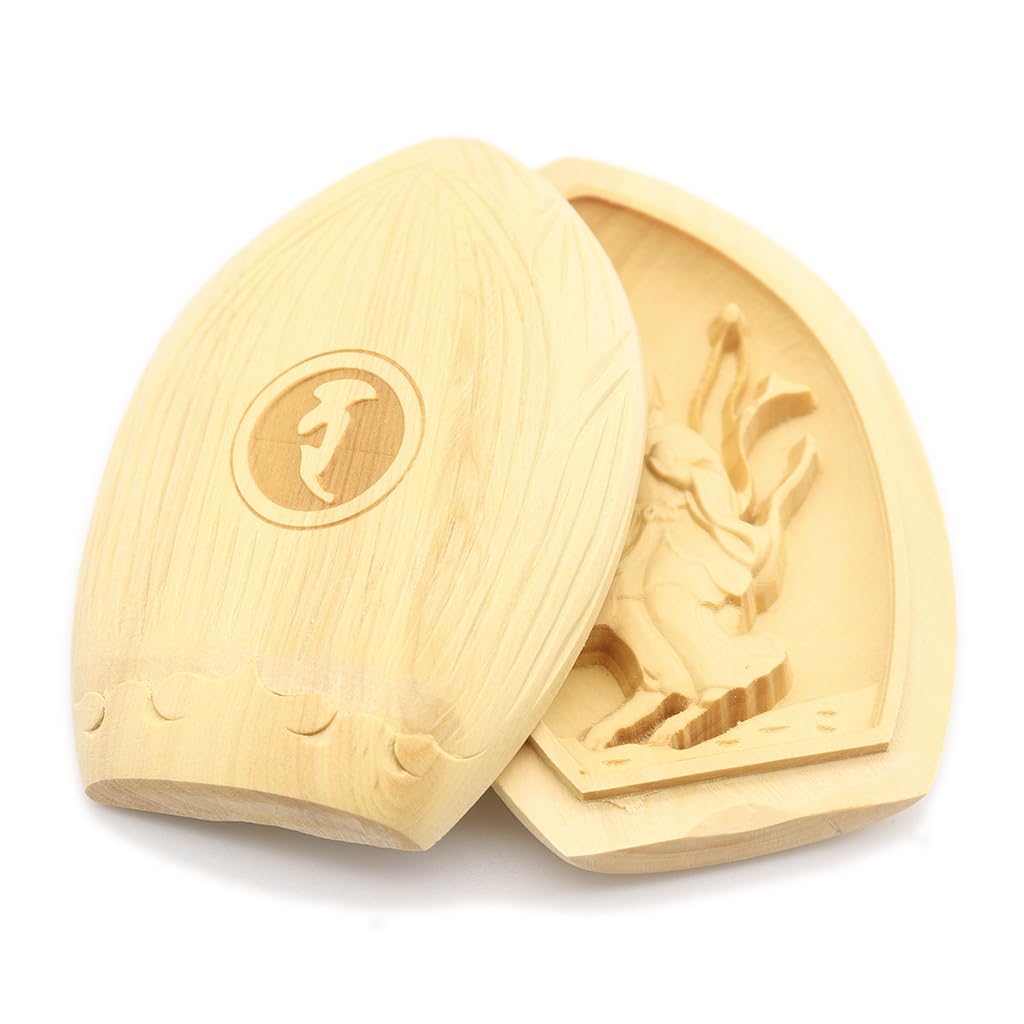 Special Guardian Buddha Dakini Incense Holder Buddha Guardian Buddha for Good Fortune Boxwood Wood Carving 17567 Kurita's Statue (Lotus-Shaped