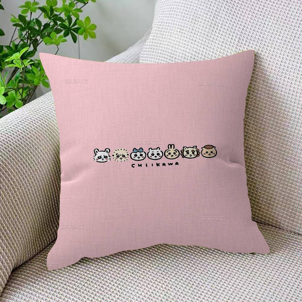 Japan Cute C-Chiikawas Pillow Cover Sofa Cushion Cover Home Room Decoration Children Gift