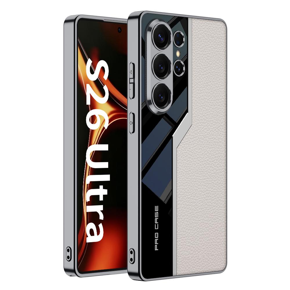 GKK Hülle für Samsung Galaxy S26 Ultra TPU+PC+PU Handy Rückseite Galvanisiert