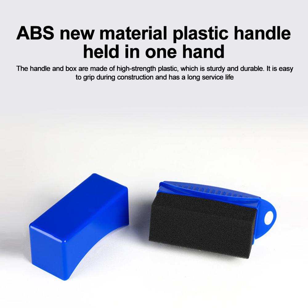 Mit Bezug Auto Rad Polieren Wachsen Schwamm Bürste ABS Waschen Reinigung Reifen Kontur Dressing Applikator Pads 5 Farben Optional