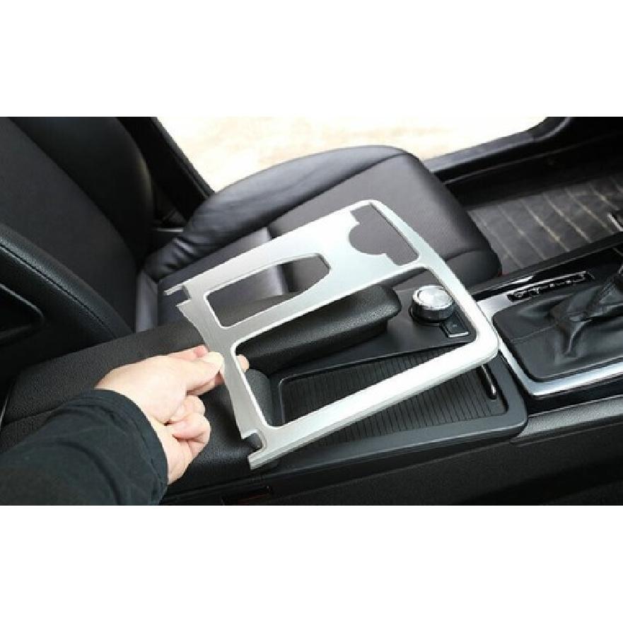C-Class Silver Inner Gear Shift Box Panel Cover Trim For Mercedes-Benz 2008-2014