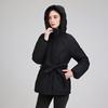 YYFS Moda donna casual autunno inverno tinta unita stampa maniche lunghe giacche e cappotti piumini