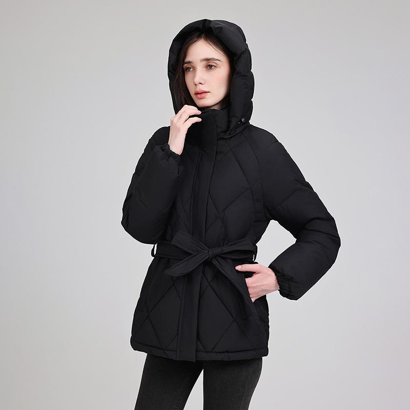 YYFS Moda donna casual autunno inverno tinta unita stampa maniche lunghe giacche e cappotti piumini