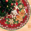 40-90cm Christmas Tree Skirt White Snowflake Xmas Tree Skirt Christmas Tree Decorative Base Carpet New Year Navidad Party Decor
