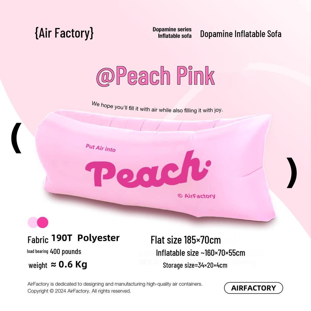 Portable Inflatable Sofa Bed for Outdoor Camping & Beach Lounging