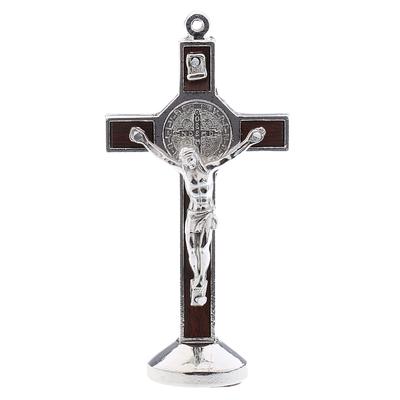 Statue de croix de jésus Christ Crucifix, Figurine pour décoration de voiture, maison, chapelle