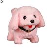 Kids Electric Plush Dog Toy Walking Barking Tail Wagging Interactive Puppy Plushie Toy Toddlers Boys Girls Educational Simulation Animal Toy