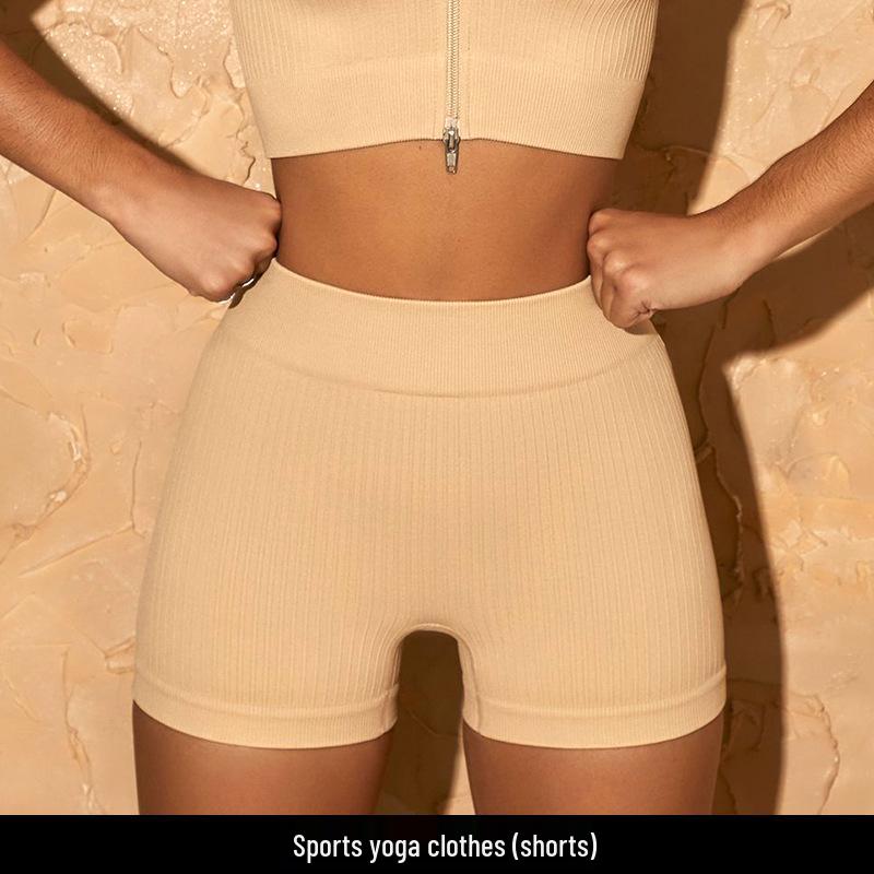 

Женский бесшовный костюм для йоги: Топ для фитнеса с длинным рукавом и брюки для йоги с высокой талией Small