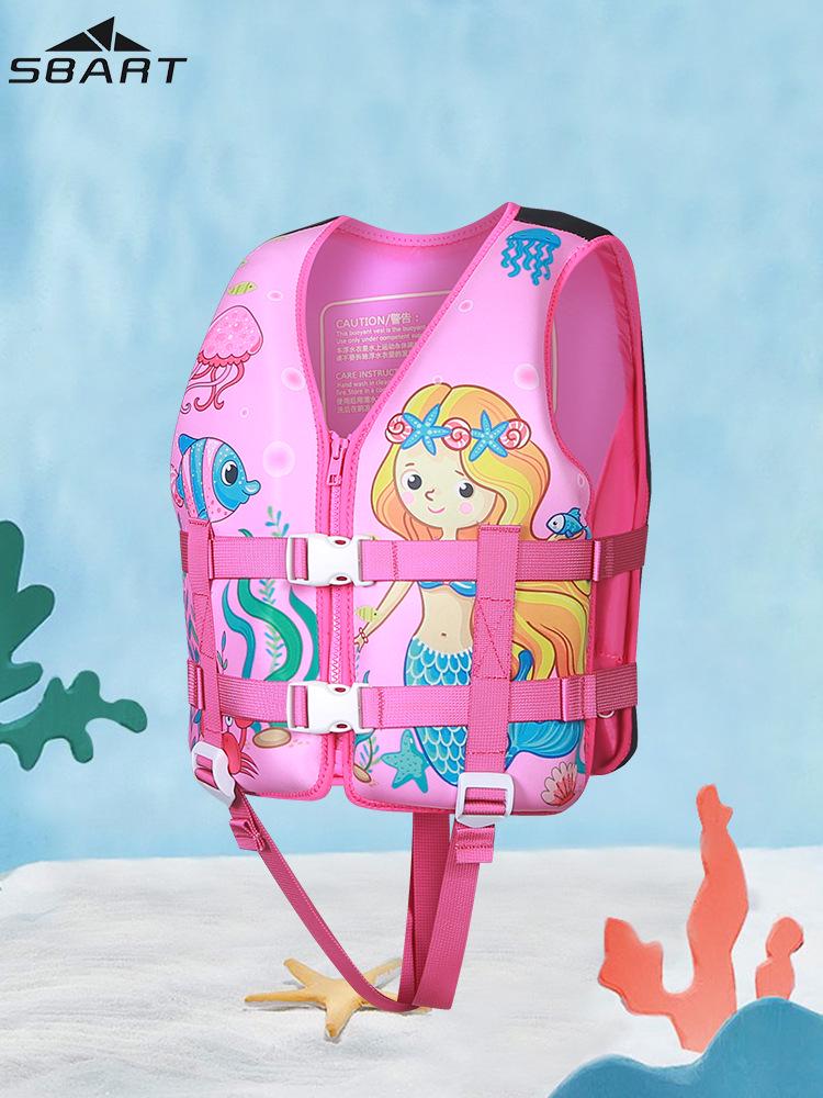 Sbart Children's High Buoyancy Outdoor Life Jacket for Beach and Rafting