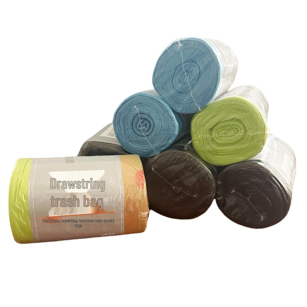 Large Drawstring Trash Bags - Thick, Durable, Kitchen & Home Use