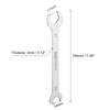 1/2pcs Thin Open End Wrench 5.5-32mm Metric Sandblasting Plated Stainless Steel Double Ended Slim Spanner for General Repairs
