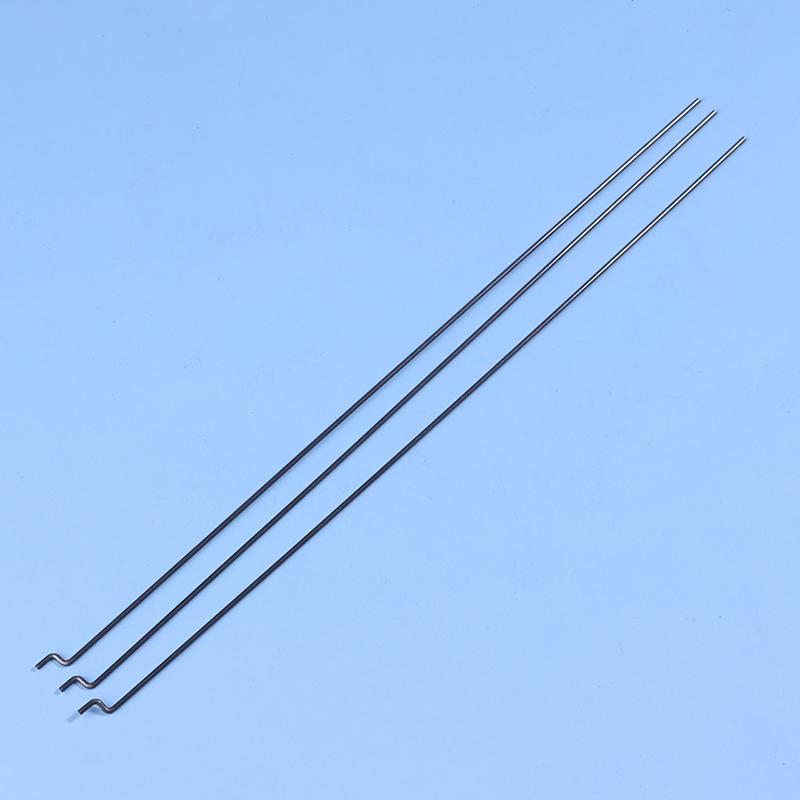 10 stk Z-type servo trekstang diameter 1,2 mm lengde 20 cm stålwire trekstang servo vinkelkontrollspak for RC fly