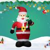 LED Inflatable Cute Air Blown Up  Festival Theme Lighted Giant Model Ornament Decorative Cartoon  Christmas New Year Gifts