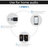 KN318 Hands-free Car Bluetooth-compatible Audio Receiver Dual Output AUX USB Stereo Adapter