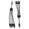 2 PCS Y Branch Solar Connectors 1 To 4 Splitter PV Parallel Connector Solar Cable Wire Plug 1000V