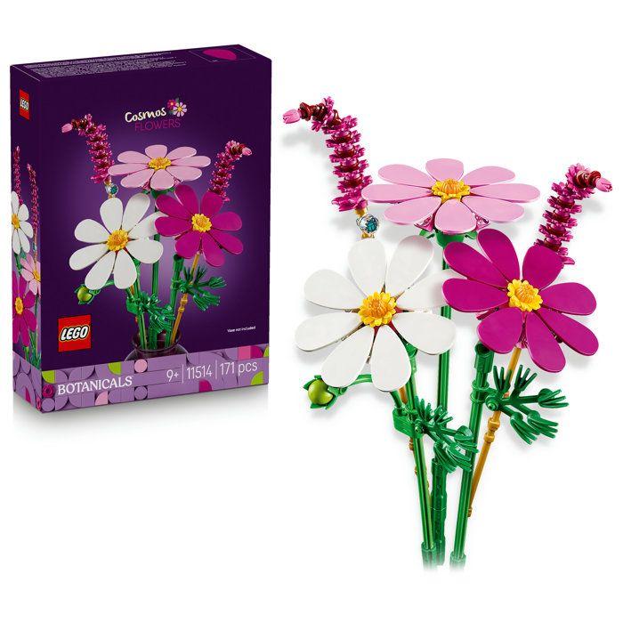 LEGO Botanicals 11514 Les Cosmos - Set de Petit Bouquet Artificiel des 9 ans - Décoration