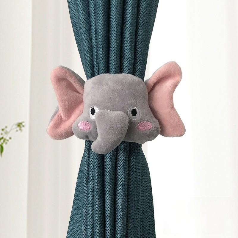 Cartoon Astronaut Plush Doll Curtain Tiebacks Buckle Childrens Decoration Room