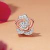 WOSTU 925 Silver Pink Love Heart Charms Bead Infinite Love Pendant Fit Bracelet Valentine Jewelry Mother's Day Gift